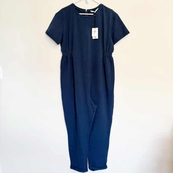 The Nines by Hatch Navy Blue Women's Maternity Jumpsuit size xl - Picture 1 of 5